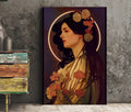 Persephone Greek Goddess Poster Mucha Style Print No Frame Ancient Mythology Wall Art by My Store