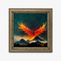 Phoenix Rising Art Print Premium Archival Matte Paper by My Store