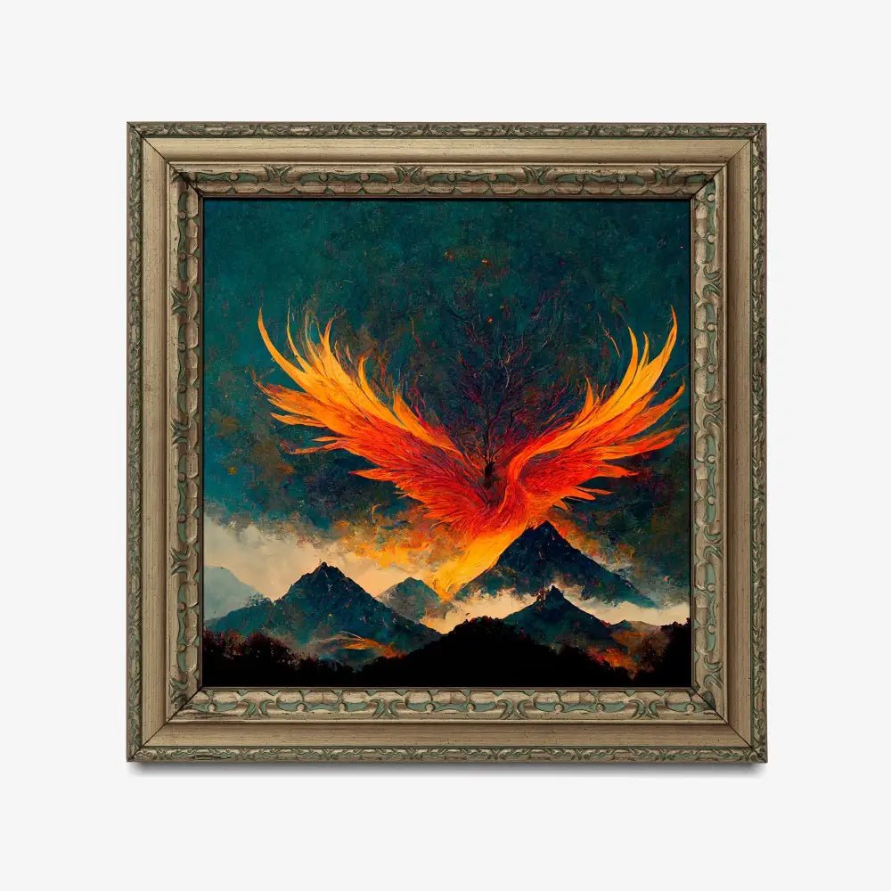 Phoenix Rising Art Print Premium Archival Matte Paper by My Store