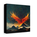 Phoenix Rising Wall Art, Canvas Print for Home Decor, Inspirational Art, Gift for Art Lovers, Tribal Decorations, Unique Artwork - DesignBohemian