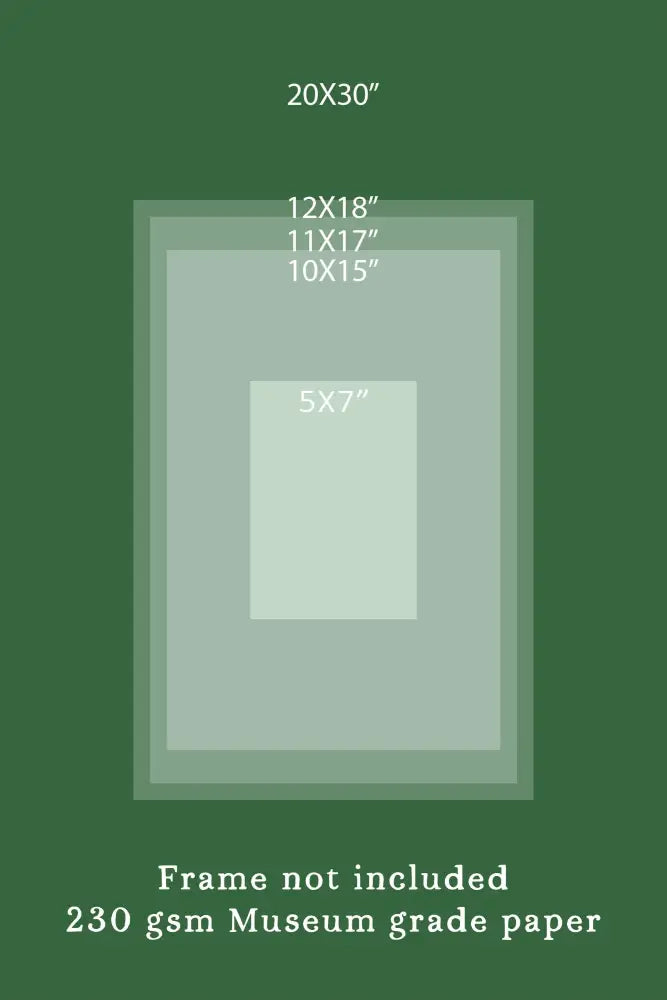 Prayer for Mother Earth Print, Native American Floral Art, Large Botanical Wall Decor by My Store