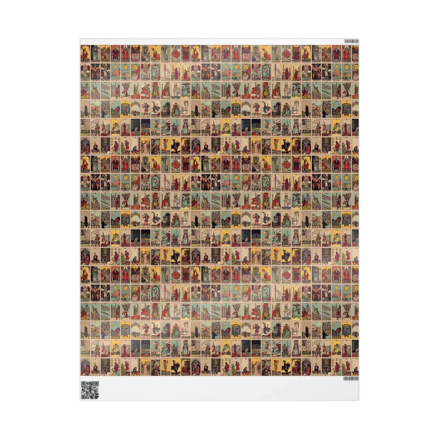 Tarot Wrapping Paper, Rider Waite Gift Wrap, Halloween, Birthday Gifts, Holiday Wrapping, Eco-Friendly Gift Wrap, Paper Roll