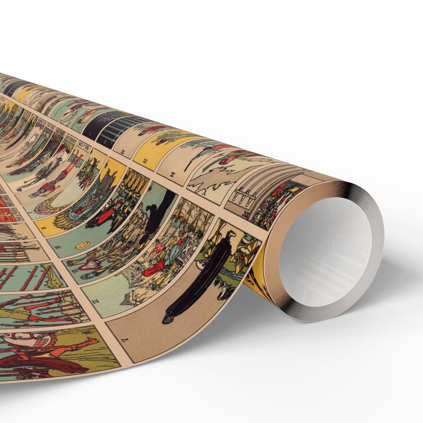 Tarot Wrapping Paper, Rider Waite Gift Wrap, Halloween, Birthday Gifts, Holiday Wrapping, Eco-Friendly Gift Wrap, Paper Roll