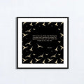 Rumi Wings Poem Art Print Premium Archival Matte Paper 230gsm Literary Wall Art Made In USA by DesignBohemian