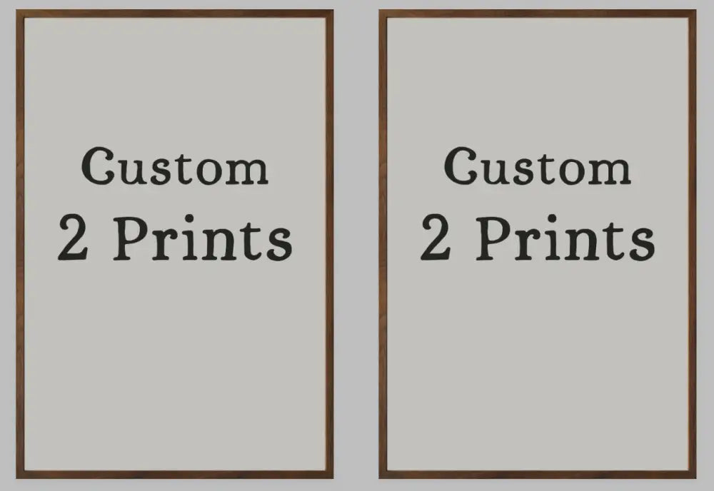 Set of 2 Framed Prints for a Gallery Wall