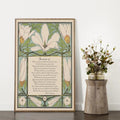 Shakespeare Sonnet 29 Poem Bohemian Art Print Customizable by My Store