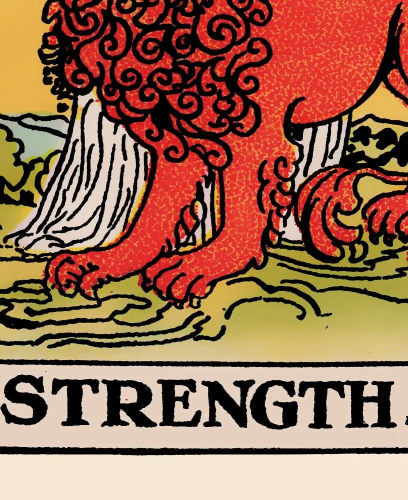 Strength Tarot Card Print The Strength Black Woman Poster Unframed Wall Art For Empowered Living by My Store