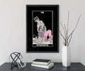 Strength Tarot Card Three Color Print Poster No Frame by My Store