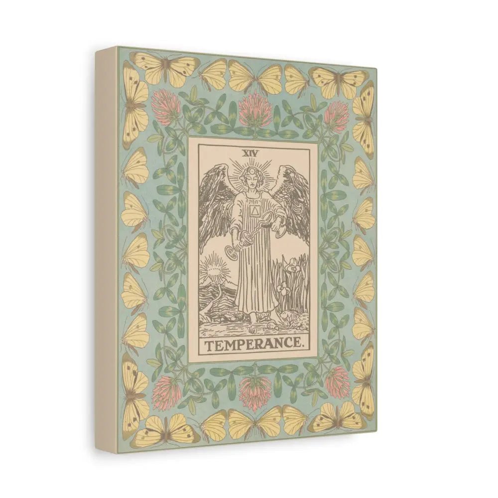 Temperance Tarot Canvas Art Print: Art Nouveau Card by DesignBohemian