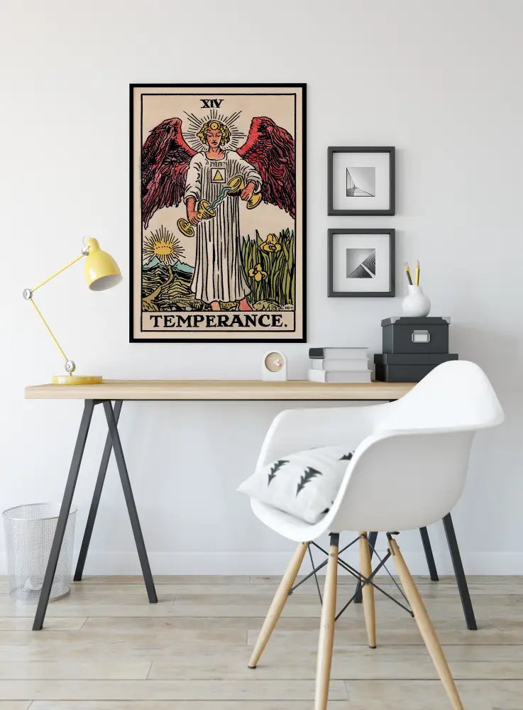 Temperance Tarot Card Print No Frame Poster by My Store