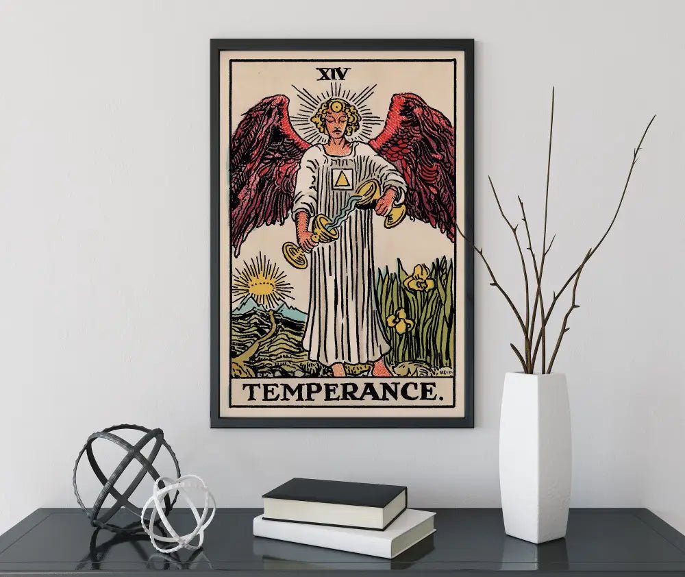 Temperance Tarot Card Print No Frame Poster by My Store