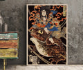 Tenjiku Tokubei Toad Of Fire Ukiyoe Print By Utagawa Kuniyoshi No Frame Museum Grade Poster by My Store