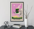 The Coffee Tarot Card Print No Frame Coffee Card Poster Art For Mystic Lovers Edition by My Store