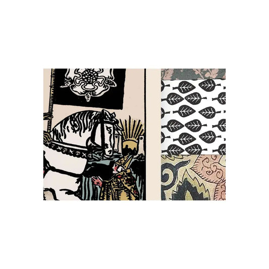 The Death Card Collage - Tarot Card Print: Vintage Art Poster