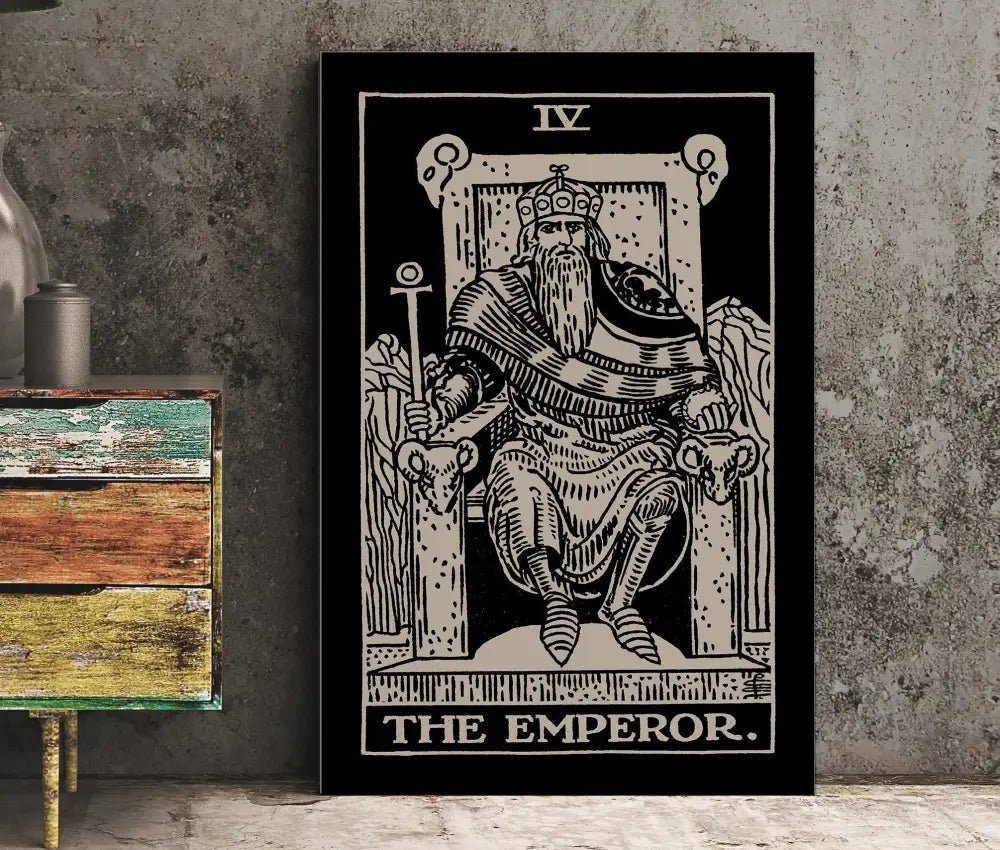 The Emperor Tarot Card Print No Frame Poster by My Store
