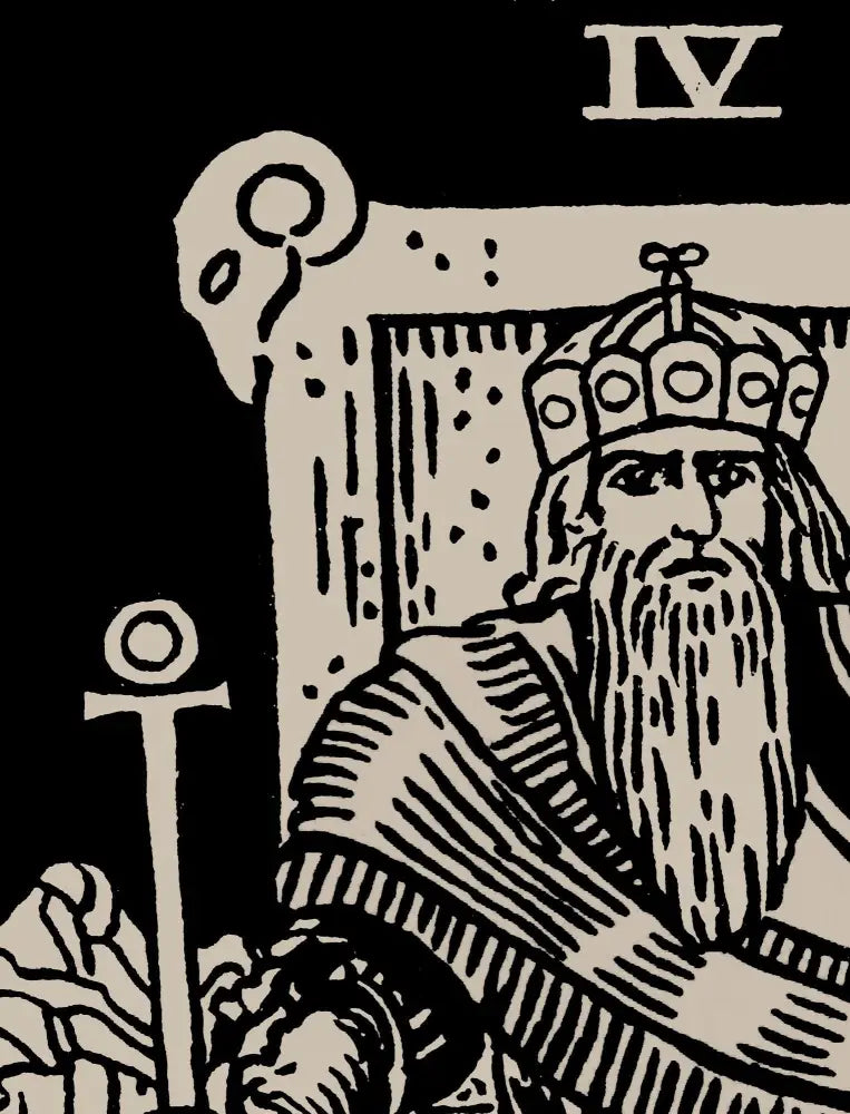 The Emperor Tarot Card Print No Frame Poster by My Store