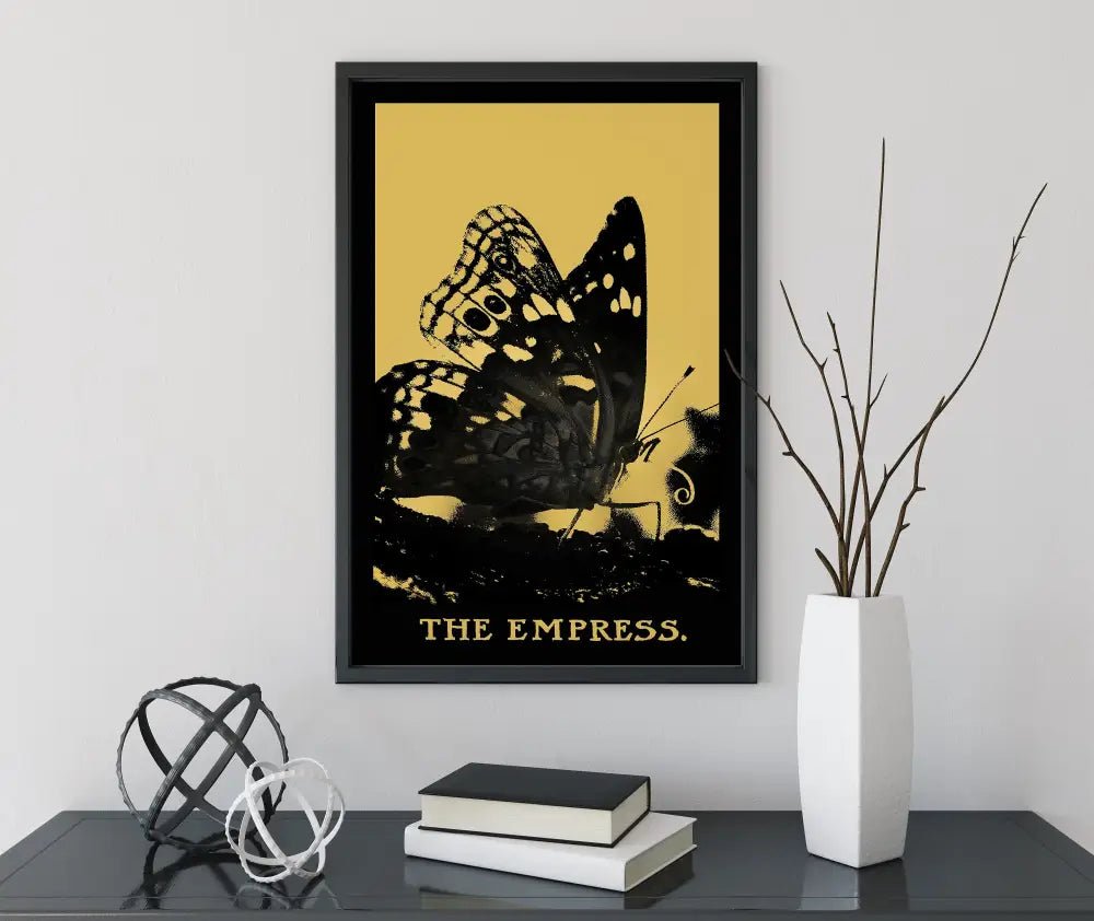 The Empress Tarot Card Print Butterfly Poster No Frame by My Store