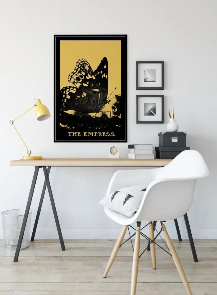 The Empress Tarot Card Print Butterfly Poster No Frame by My Store