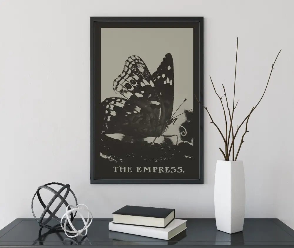 The Empress Tarot Card Print Butterfly Poster No Frame Wall Art Decor Home Display by My Store