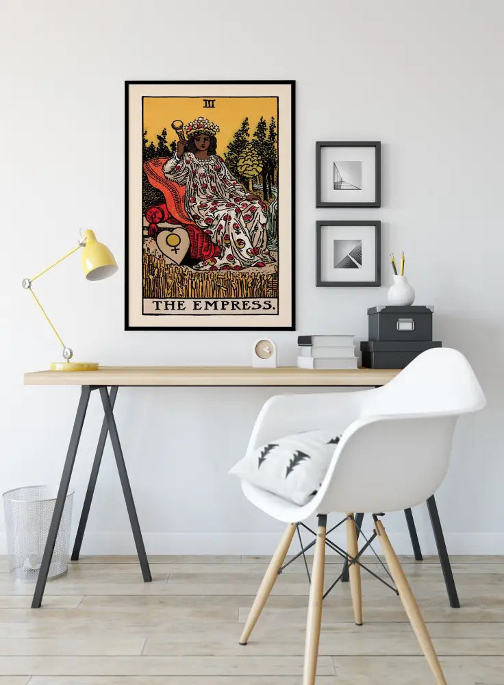 The Empress Tarot Card Print No Frame Black Woman Poster by My Store