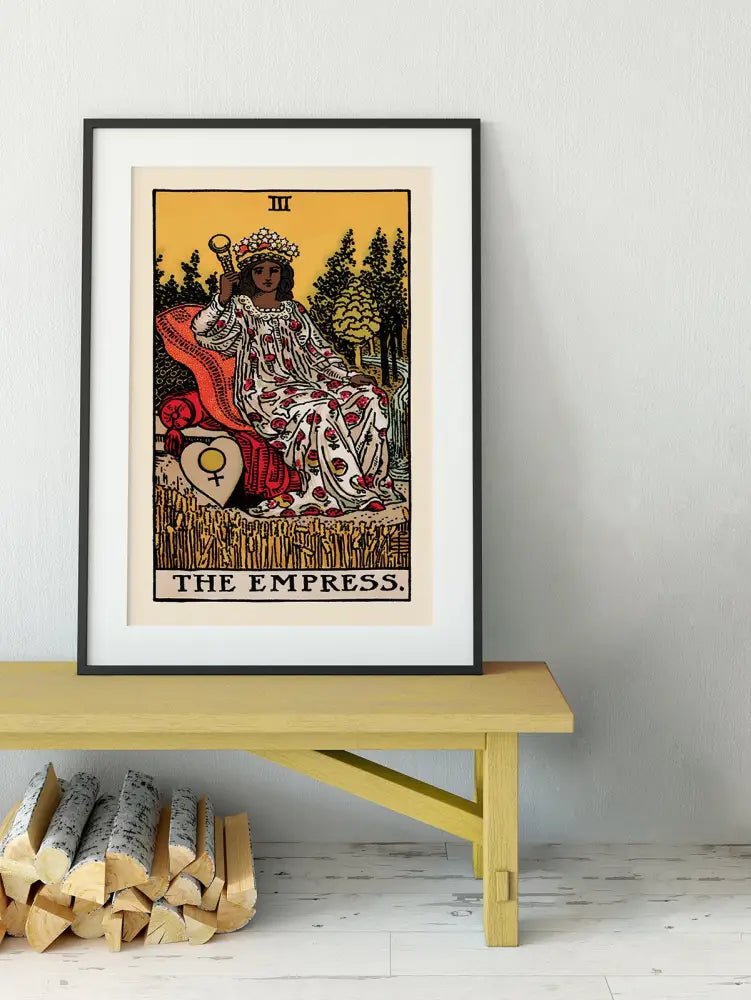 The Empress Tarot Card Print No Frame Black Woman Poster by My Store