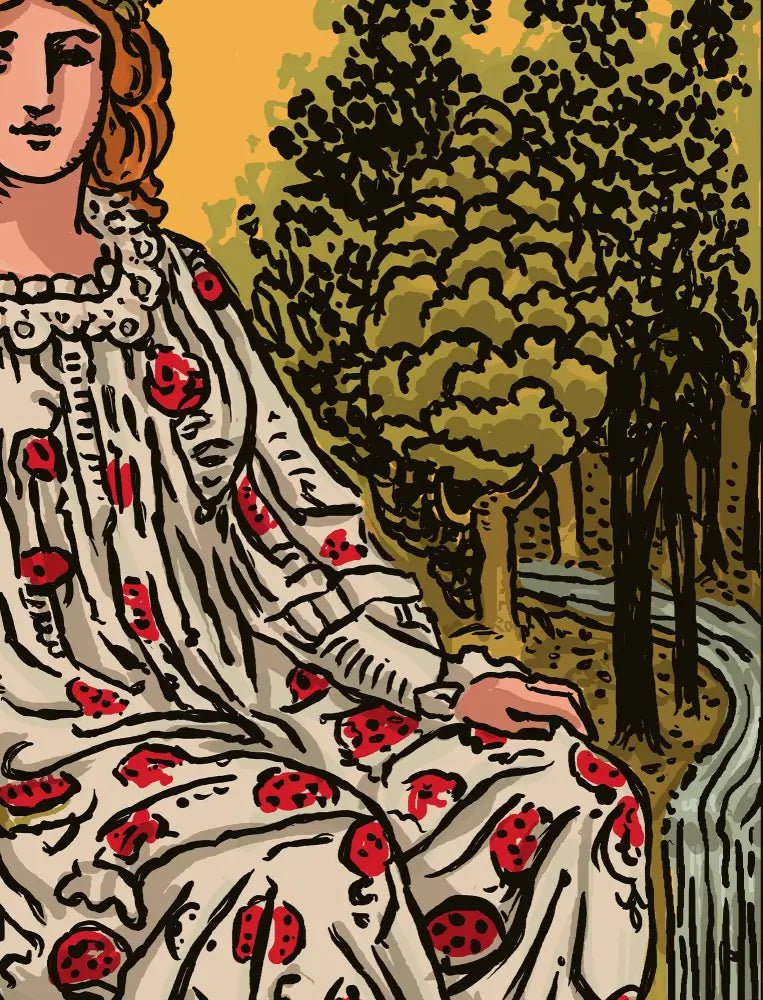 The Empress Tarot Card Print No Frame Poster Art by My Store