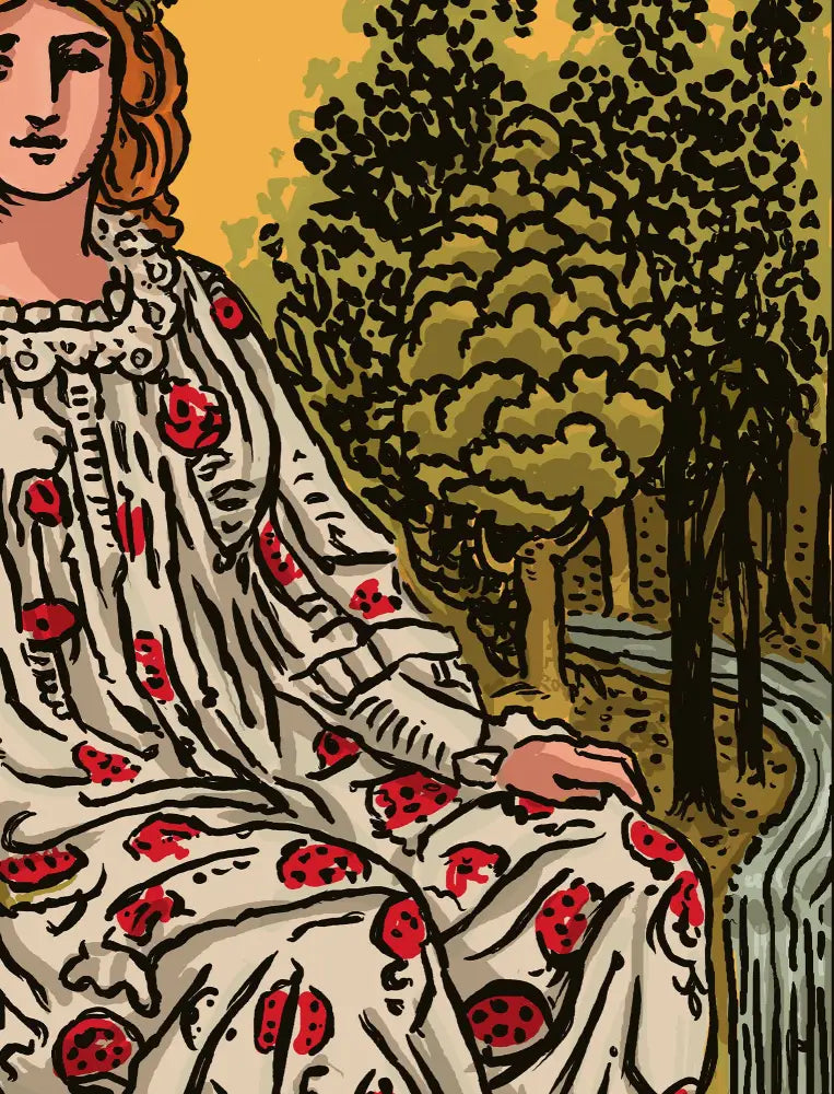 The Empress Tarot Card Print No Frame Poster Art by My Store