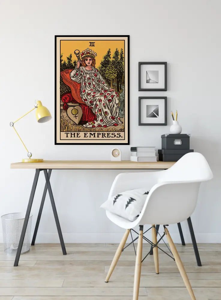 The Empress Tarot Card Print No Frame Poster Art by My Store