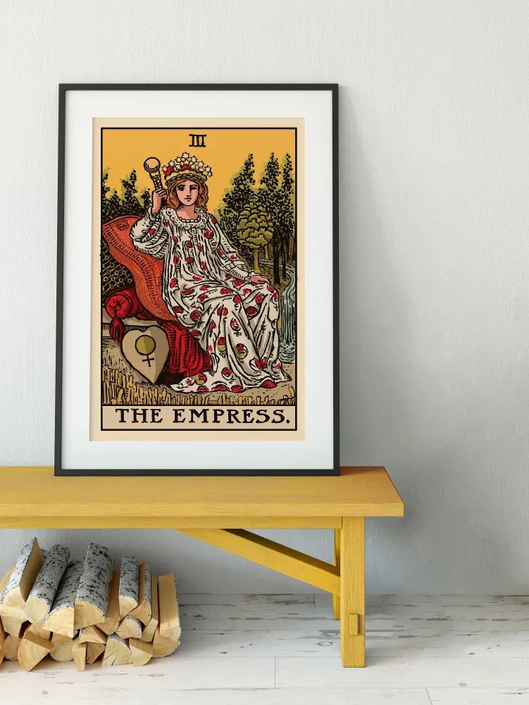 The Empress Tarot Card Print No Frame Poster Art by My Store