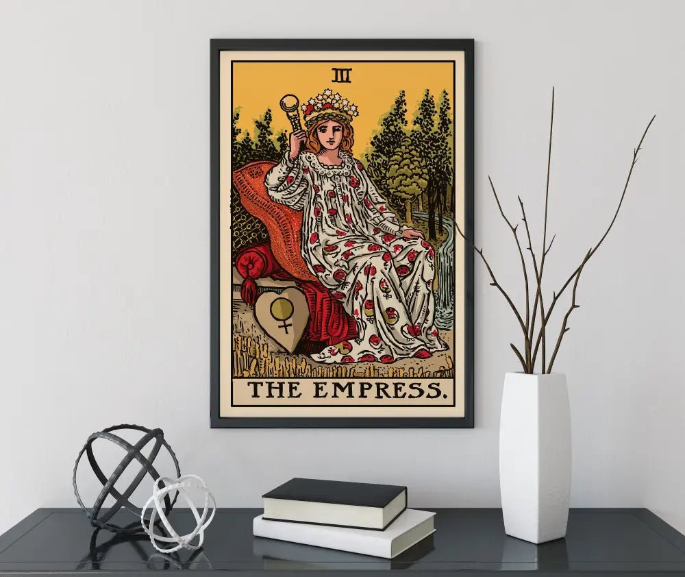 The Empress Tarot Card Print No Frame Poster Art by My Store