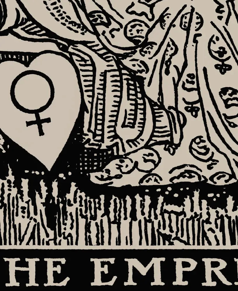 The Empress Tarot Card Print No Frame by My Store