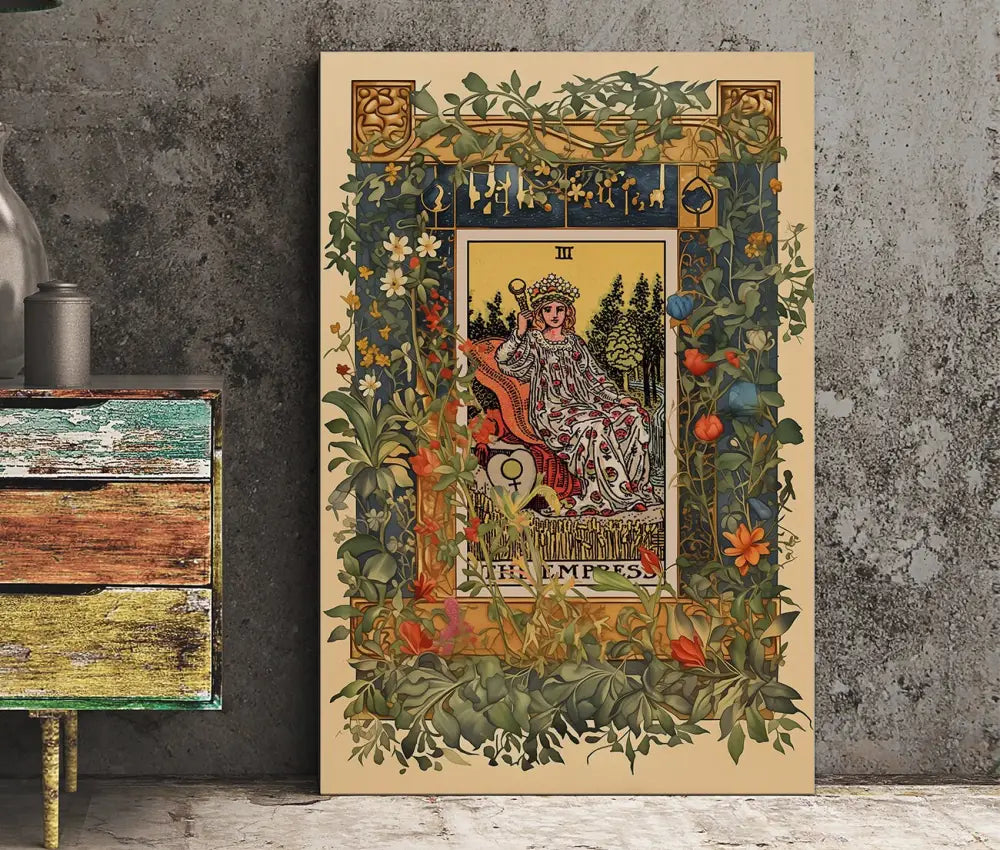 The Empress Tarot Card Print Poster No Frame Wall Art Decor For Abundant Feminine Energy by My Store