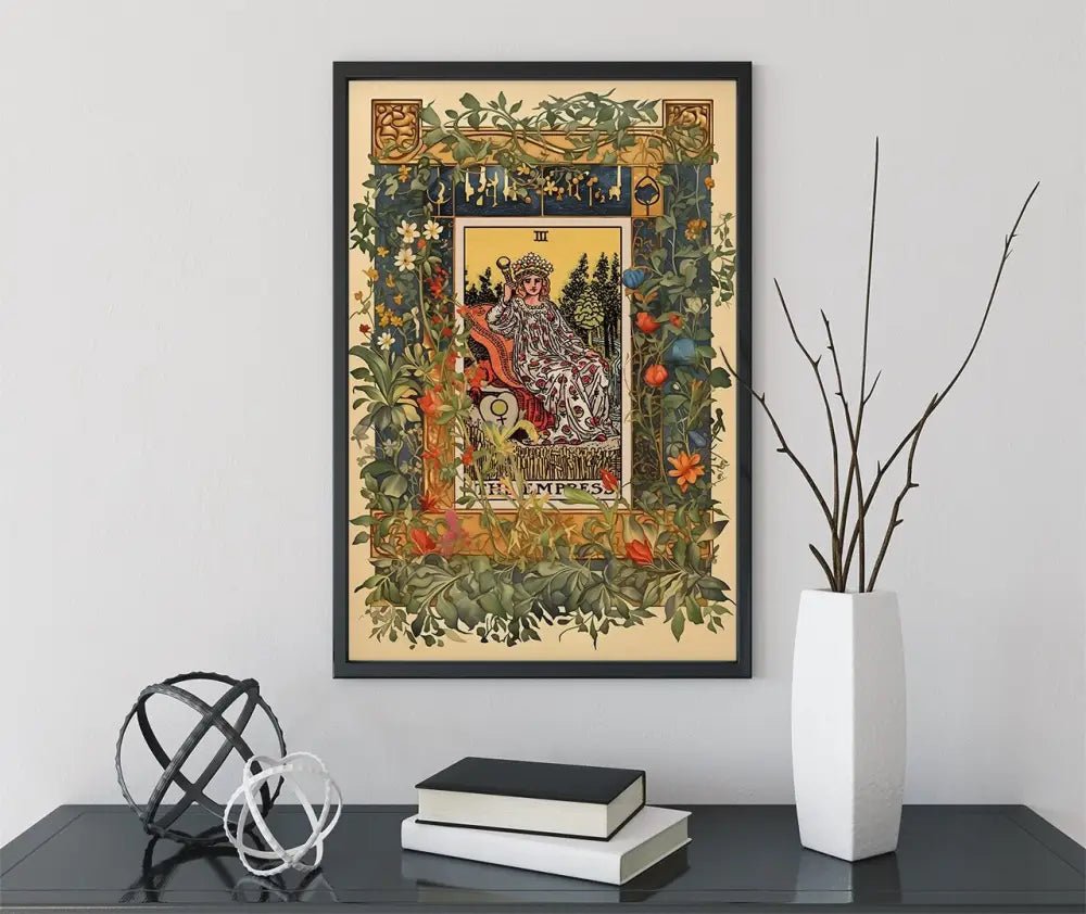 The Empress Tarot Card Print Poster No Frame Wall Art Decor For Abundant Feminine Energy by My Store