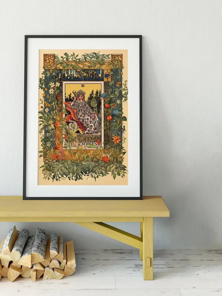 The Empress Tarot Card Print Poster No Frame Wall Art Decor For Abundant Feminine Energy by My Store