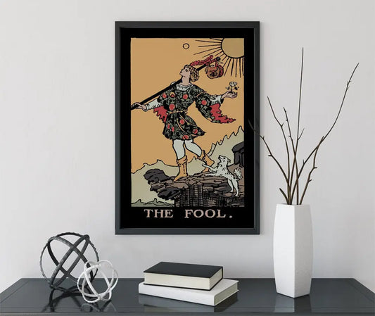 The Fool Tarot Card Print Darker Colorway Poster No Frame Wall Art For Collectors by My Store