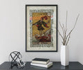 The Fool Tarot Card Print Major Arcana Wall Art Illustrated By Pamela Colman Smith by My Store