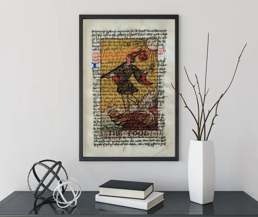 The Fool Tarot Card Print Major Arcana Wall Art Illustrated By Pamela Colman Smith by My Store