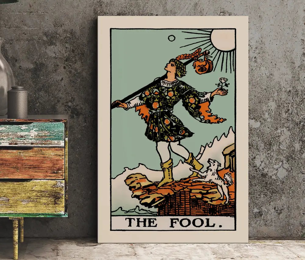 The Fool Tarot Card Print No Frame Poster Art Decor by My Store