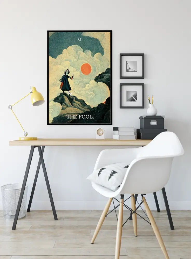 The Fool Tarot Card Print No Frame Poster Art For Modern Living Room Wall Decor Collectible Gift by My Store