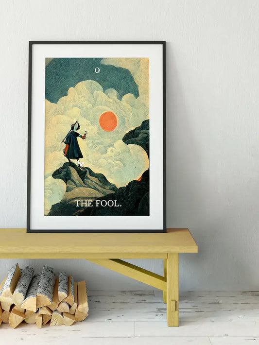 The Fool Tarot Card Print No Frame Poster Art For Modern Living Room Wall Decor Collectible Gift by My Store