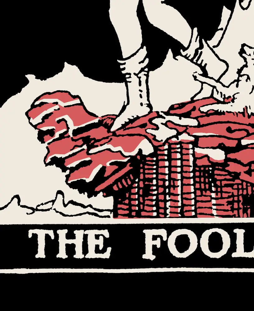 The Fool Tarot Card Three Color Print Poster No Frame by My Store