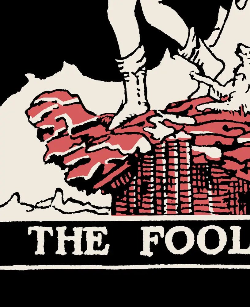 The Fool Tarot Card Three Color Print Poster No Frame by My Store