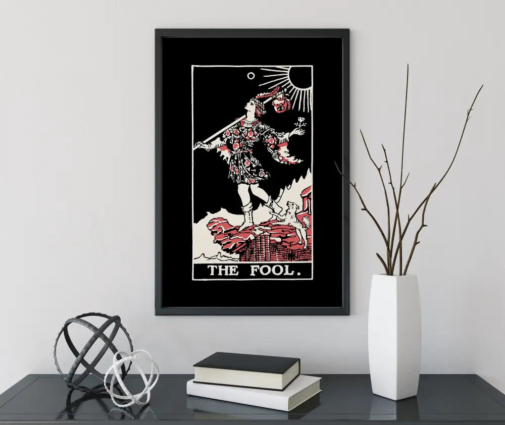 The Fool Tarot Card Three Color Print Poster No Frame by My Store