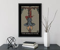 The Hanged Man Tarot Card Print Darker Colorway Poster No Frame Spiritual Wall Art for Tarot Enthusiasts by My Store