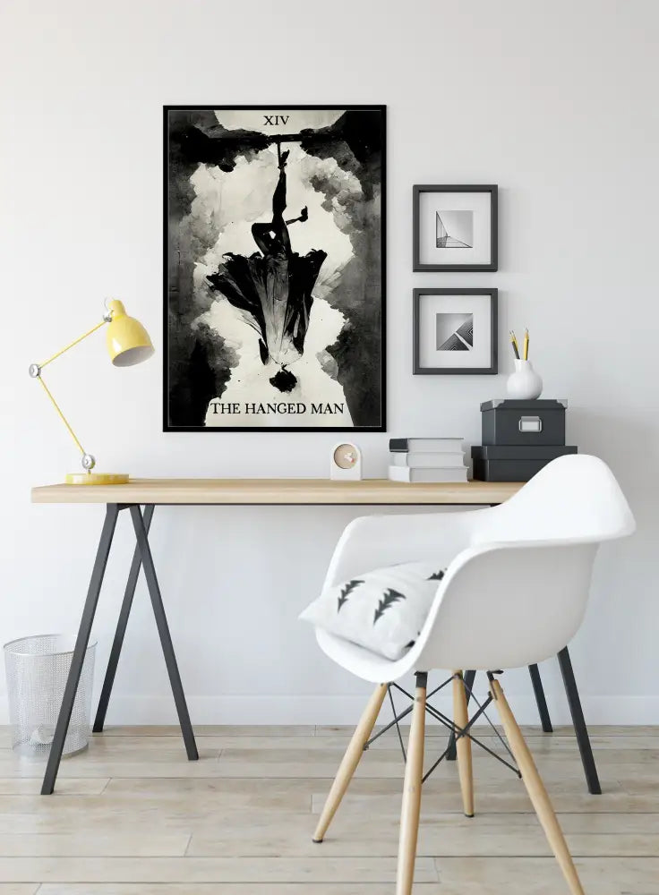 The Hanged Man Tarot Card Print No Frame Poster Art For Elegant Home And Office Decor by My Store
