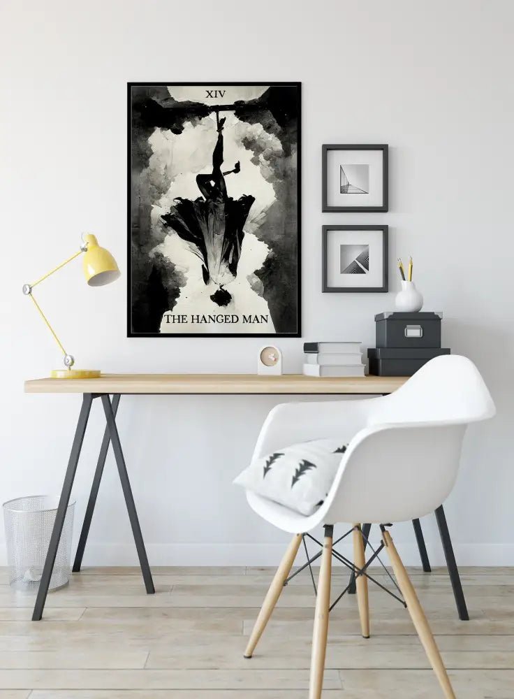The Hanged Man Tarot Card Print No Frame Poster Art For Elegant Home And Office Decor by My Store