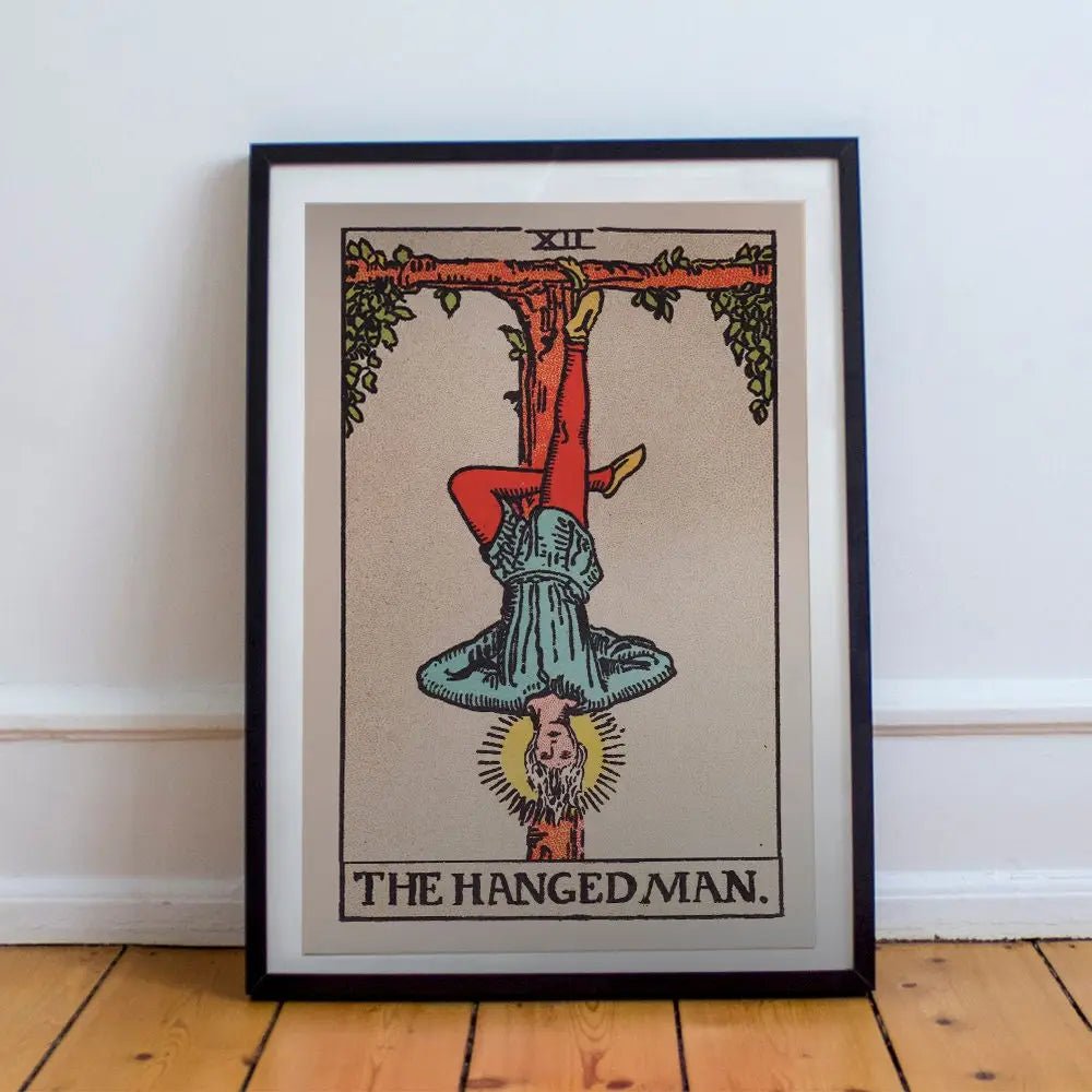The Hanged Man Tarot Card Print No Frame Poster by My Store