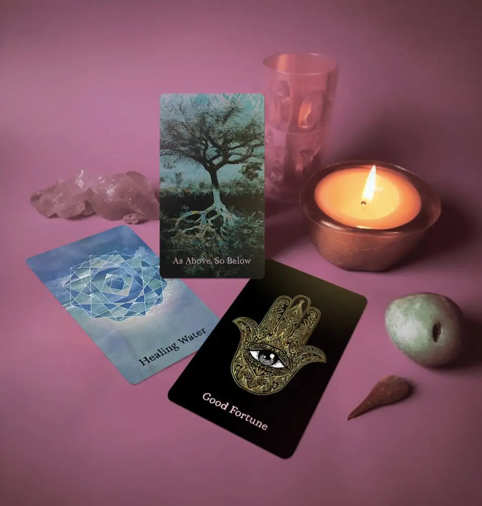 The Healers Dream Oracle Deck 100 Cards Holographic Guidebook by My Store