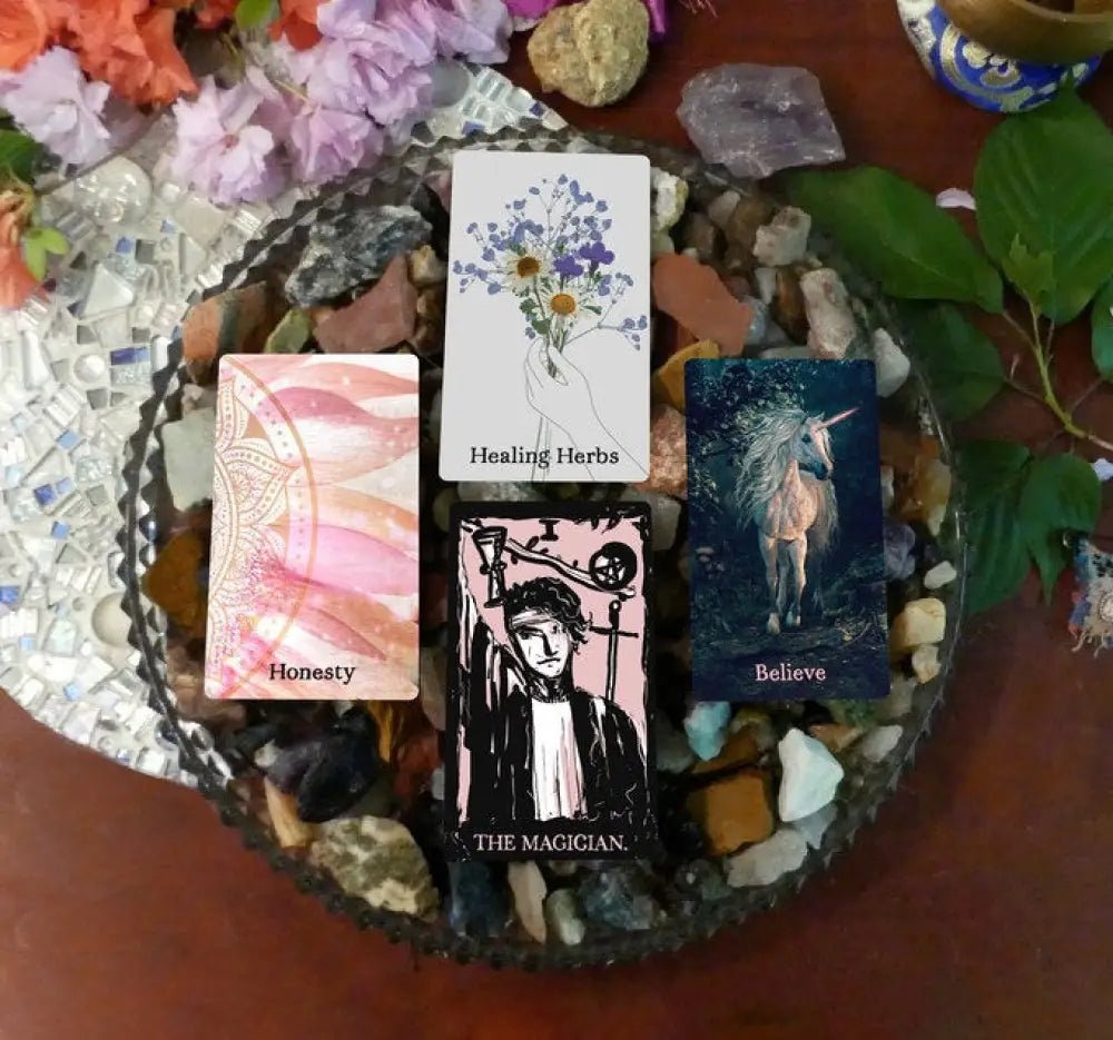 The Healers Dream Oracle Deck 100 Cards Holographic Guidebook by My Store