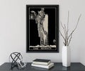 The Hermit Tarot Card Print Dorm Room Poster Introspective Spiritual Growth Wall Art by My Store